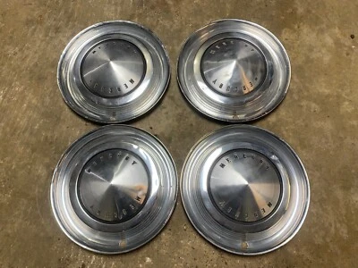SET (4) 1962, 1963 MERCURY MONTEREY, PARK LANE, 14" WHEEL COVERS, HUBCAPS - Изображение 1 из 4