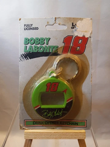 1998 NASCAR Bobby Labonte #18 Drink Opener Keychain Cover