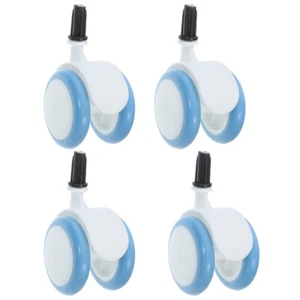 4 Pcs Walker Wheel Accessories Baby Replacement Casters for Wire Shelving - Picture 1 of 12
