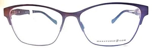 Max Studio 130M 167 52-14 Garnet Women's Prescription Eyeglass NEW - Picture 1 of 6