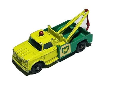 Vintage Lesney Matchbox 1965 Dodge BP Wrecker Toy Truck No. 13 England Loose - Image 1 of 4