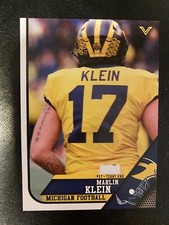2023 Marlin Klein Michigan Wolverines Football Card Official Licensed Valiant