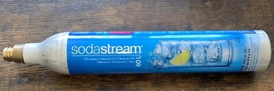 SodaStream EMPTY BOTTLE ONLY 14.5 oz. can, Makes 60L. FREE SHIPPING Soda Stream - Image 1 of 3