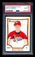 2009 BOWMAN AFLAC BRYCE HARPER RC HIGH SCHOOL ALL-AMERICAN ROOKIE SP PSA 10 GEM!