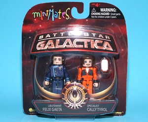 BATTLESTAR GALACTICA MINIMATES LIEUTENANT FELIX GAETA & SPECIALIST CALLY TYRO... - Bild 1 von 3