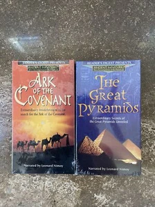 Ancient Mysteries: Ark of the Covenant & The Great Pyramids VHS Tapes A&E Nimoy - Imagen 1 de 12