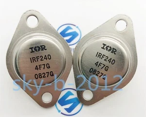 10PCS IRF240 New Best Offer Trans MOSFET N-CH 200V 18A 3-Pin(2+Tab) TO-3 - Picture 1 of 2