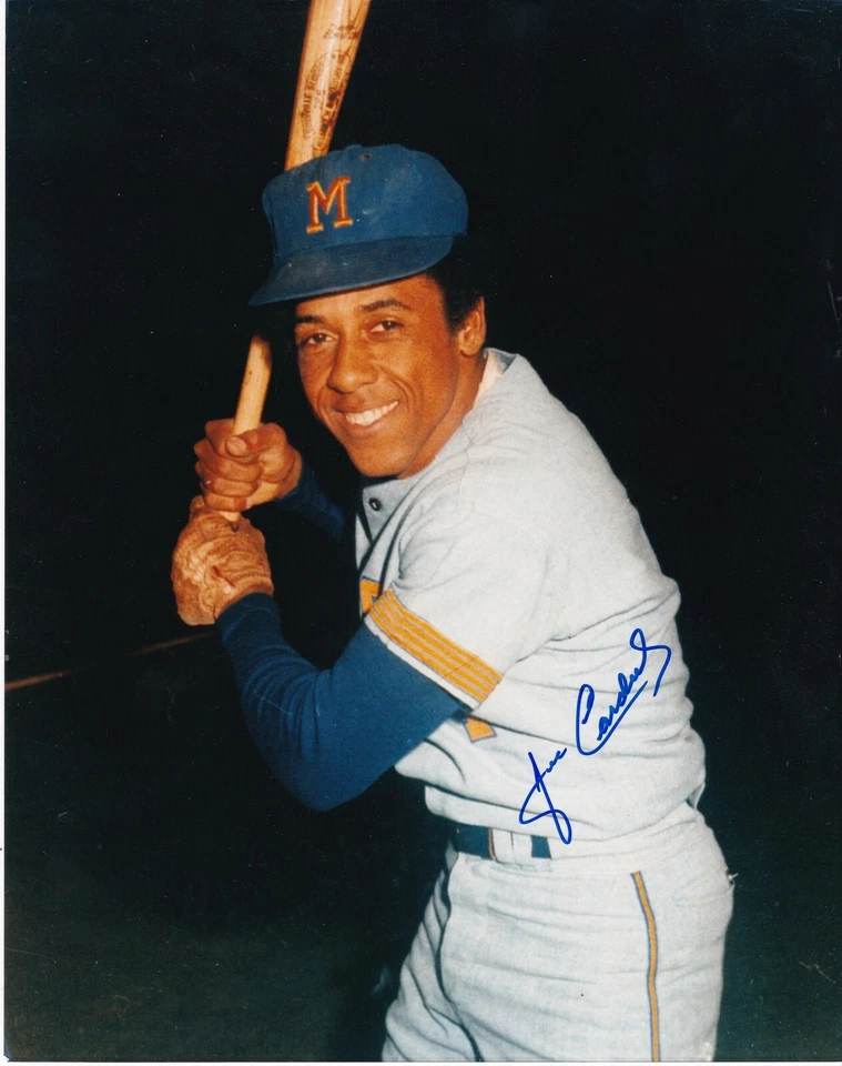 JOSE CARDENAL MILWAUKEE BREWERS ACCIÓN FIRMADO 8x10 Foto 1 de 1