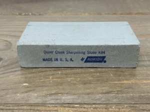 Vintage 70’s Norton Queer Creek Sharpening Stone KB4 Made In USA - Picture 1 of 20