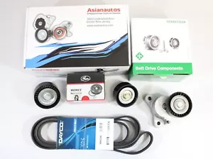 Drive Belt Tensioner Pulleys Kit Fits for Dodge Caliber 07-12 1.8 2.0 2.4 - Picture 1 of 4