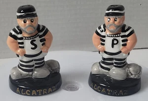 Alcatraz Ceramic Inmates Salt & Pepper Shakers - Picture 1 of 7