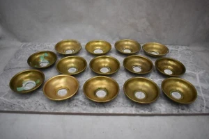 Juego de 14 platos de goteo de candelabro vintage, para recoger cera (CU426) chalice co - Imagen 1 de 9