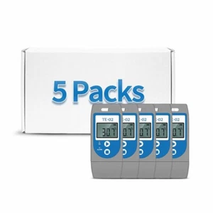 Temperature Data Logger, USB  Recorder with PDF CSV Reports 32000 Points 5PCS - Picture 1 of 6