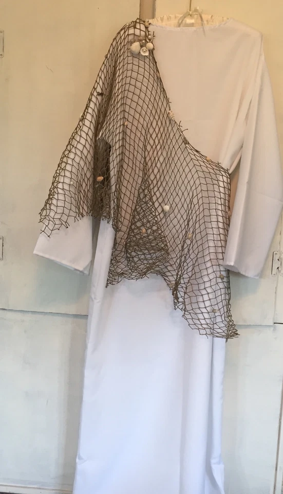 Disfraz Rey Neptuno Dios del Mar Mitología Griega Adulto 2 piezas a 44" pecho-red/jewe Foto 1 de 1