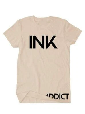 Camiseta InkAddict Nueva De Pañuelo Tan / Negro Pequeña-3XLIMITADA TATTOO - Imagen 1 de 2