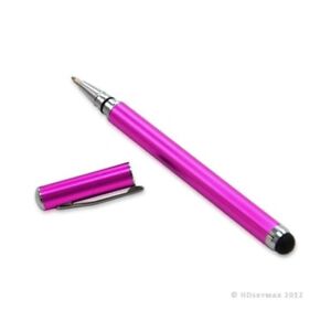2in1 Touch Stylus for Samsung Champ Duos E2652 Fuschia Pink