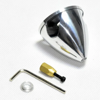 3 Bladed Aluminum Spinner 1.75in 44mm for 6.3mm Shaft Nitro Engine RC Airplane - Image 1 of 4
