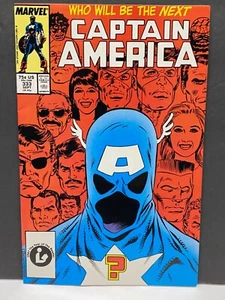 Captain America #333 (1987) NM 1st Appearance John Walker as Cap Falcon Winter - Picture 1 of 8