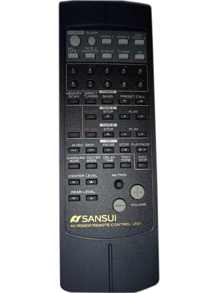 Original Sansui Amplifier Remote Control AC-R5800 - Image 1 of 1