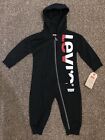 Levi?S Strauss & Co Baby Jumpsuit Full Zip And Hood 18 Month Toddler New Black