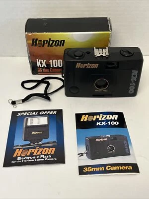 Cámara fotográfica vintage de 35 mm Horizon KX 100 en caja Foto 1 de 4