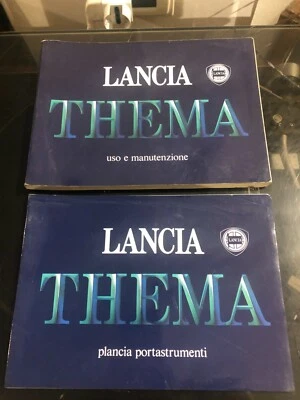 Libretto uso e manutenzione Lancia thema 4ª ed. maggio 1985 vintage auto epoca - Immagine 1 di 4