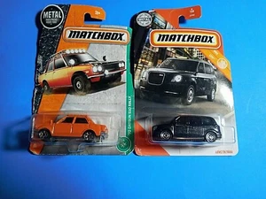 Streichholzschachtel 2er Paar brandneu 70 Datsun-Levc TX Taxi - Bild 1 von 4