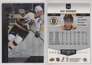 2009-10 Upper Deck Black Diamond Ray Bourque #192 HOF