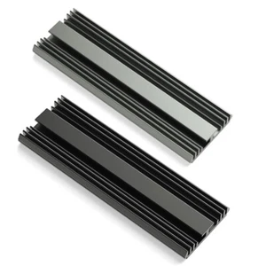 Heatsink Aluminum for M.2 Cooling Cooler Heat Sink Heat Thermal Pad for NVME PC - Photo 1/10