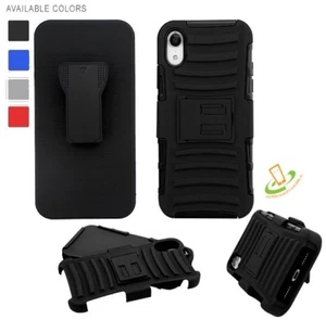 Funda rígida resistente de goma híbrida para teléfono Apple iPhone Xs Max - Imagen 1 de 36