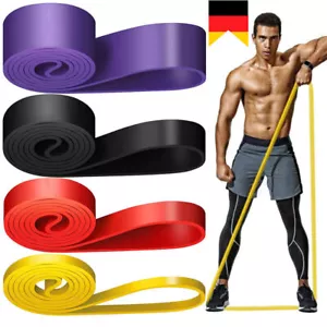 4x Widerstandsbänder Klimmzughilfen Fitnessbänder Klimmzüge Resistance Bands DE - Bild 1 von 17