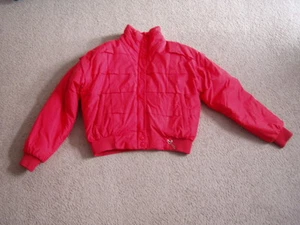 Vintage Obermeyer womens red down ski jacket size 14 coat jacket - Picture 1 of 4