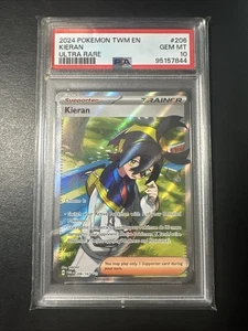 Kieran 206/167 Full Art GEM MINT PSA 10. Pokemon S&V Twilight Masquerade - 2024 - Picture 1 of 2