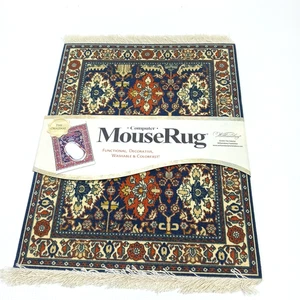 Vtg Mouse Rug 10" X 7" - Computer Mouse Pad "The KUBA Oriental" Williamsburg - Picture 1 of 3