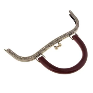 DIY Holzgriff 27 x 19,5 cm für Damen Handtasche / Geldbeutel / - Bild 1 von 4