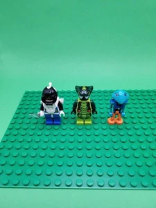 3 LEGO Minifigure LEGO Minifig AQU003 Aquanaut NJO058 Spitta LOM012 Vega Martian - Picture 1 of 17