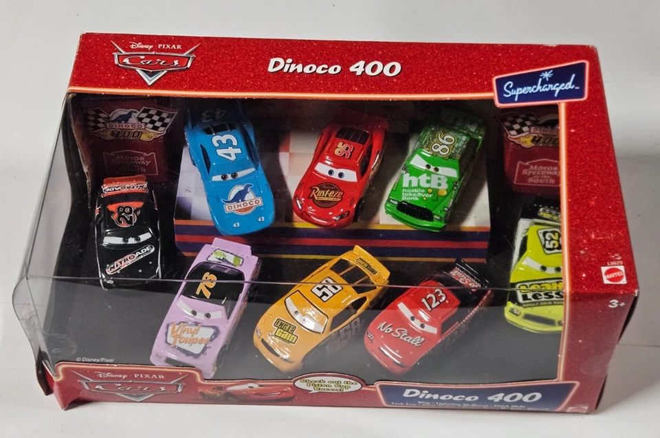 Disney/Pixar, Cars Personajes de Película "Dinoco 400 Supercharged" Mattel, L9823 Foto 1 de 1