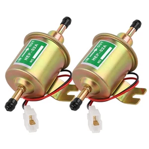 2 paquetes de bomba de combustible eléctrica de baja presión en línea de 12 V HEP-02A universal gas diésel - Imagen 1 de 19