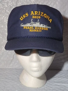 USS Arizona BB39 Pearl Harbor Hawaii Snapback Mütze - Bild 1 von 3