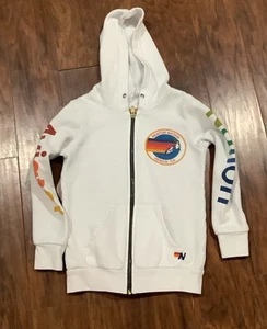 Aviator Nation Full Zip Hoodie Kids Size 6 - Picture 1 of 9