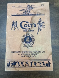 Colt's Fire Arms Guns Hudson Sporting Goods 1930s Catalog Baseball Tennis Vtg - Picture 1 of 13