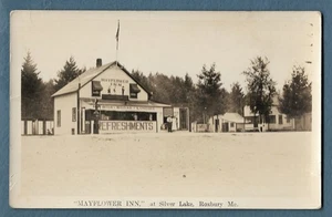 232 c1930 RPPC Photo Postcard Mayflower Inn Silver Lake Roxbury Me Maine - Picture 1 of 1