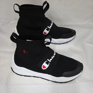Champion Men's  Rally Pro Shoes Size 10W Black White Sneakers - Picture 1 of 6