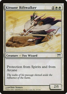 (2x) KITSUNE RIFTWALKER - Champions of Kamigawa – MTG Magic the Gathering Card - Image 1 of 4