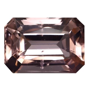 2.08 ct Outstanding Octagon Cut (9.26 x 6.44 mm) Pink Morganite Gemstone - Picture 1 of 2