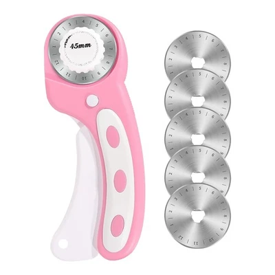 Cortador de tela giratorio 45 mm corte de tela cortador giratorio con ergonómico Foto 1 de 4