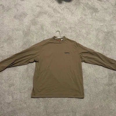Brown Supreme Long sleeve Shirt Size Large - Image 1 of 4
