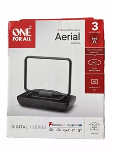 Antena aérea de TV interior One For All SV9015HDTV compatible con 3 millas de alcance HD - Imagen 1 de 3