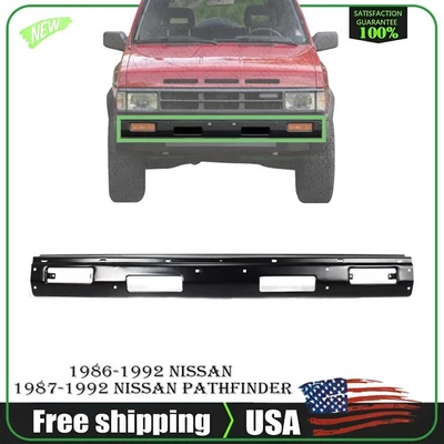 New Front Bumper Painted Steel For 1986-1992 Nissan 1987-1992 Nissan Pathfinder Foto 1 de 4
