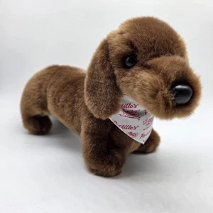 Official Portillos Daschund Hot Dog Puppy Plush Stuffed Animal Toy 12" - Picture 1 of 11